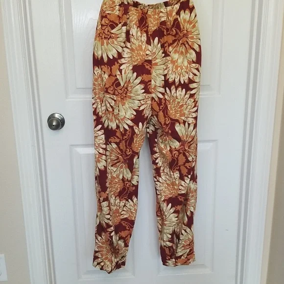 Free People Shasta Print Corduroy Shortsleeve Jumpsuit Floral Back Out Cutout - Picture 12 of 17